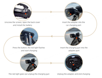Adaptateur de prise de charge rapide DC CCS2 GBT 1000V 300A 300KW pour véhicules électriques BYD MG CHERY AION Zeekr Changan Wuling Geely