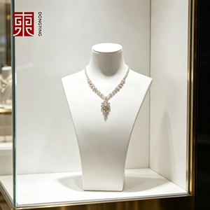 Buste de présentation de colliers sur mesure pour usine OEM, support de présentation de bijoux personnalisé - Product Image 1