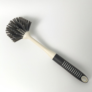 Brosse de nettoyage en plastique à long manche pour vaisselle et ustensiles de cuisine, usage domestique et international - Product Image 4