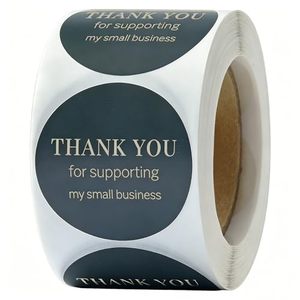 Etiquetas Adhesivas Decorativas Personalizadas, Rollo de Etiquetas con Logotipo Impreso en Color o con Lámina Plegable Personalizada para Decoración - Product Image 1