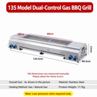 Barbecue à gaz sans fumée en acier inoxydable pour l'extérieur, machine à barbecue domestique portable, appareil à panini