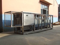 Équipement d'abattage professionnel avancé pour porcs, abatteuse automatique en acier inoxydable 304 avec pompe et moteur, haute productivité pour ferme et abattoir