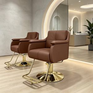 Sillón de Barbería Moderno y Confortable con Asiento Grande y Reposabrazos Modernos, Adecuado para Barberos Profesionales - Product Image 1