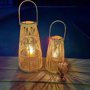 Lanterne solaire éolienne artisanale en fer pour la décoration de la maison, écologique, pour les anniversaires, Noël, les mariages et les hôtels - Product Image 2
