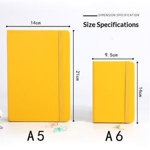 สมุดโน้ตเย็บด้ายปกแข็งหนัง PU ขนาด A5 ออกแบบโลโก้ได้ตามต้องการ คุณภาพสูง หลายสี เหมาะสำหรับเป็นของขวัญ จดบันทึกการประชุม - Product Image 6