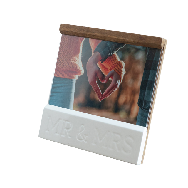 DX Designs High Quality MDF Rubberwood 4x6 Inches Photo Paper Glossy Lacquer Wood Pitcture Frame
