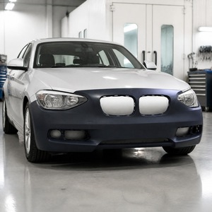 Para <span class=keywords><strong>BMW</strong></span> <span class=keywords><strong>Serie</strong></span> <span class=keywords><strong>1</strong></span> F20 F21 2011-2015, cubierta de parachoques delantero imprimada, base de PP de alta resistencia, orificios PDC SRA 51117292954 - Product Image 3