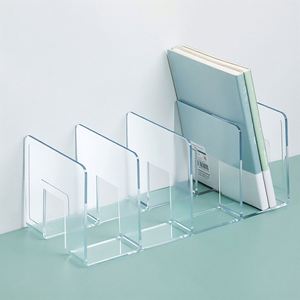 Soporte Minimalista de Escritorio para Libros con 4 Ranuras para Oficina y Escuela - Product Image 3