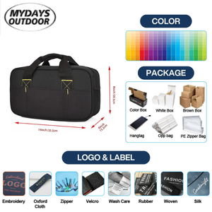 Borsa Porta Attrezzi Mydays per Esterni, Grande Capacità, Resistente all'Usura, per Carpentieri, Tecnici HVAC ed Elettricisti - Product Image 2
