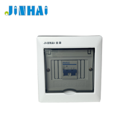 Boîtier de distribution d'alimentation pour disjoncteur 4 voies, encastré en métal, certifié CE, JINHAI, pour intérieur