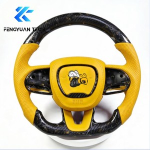 Volant en fibre de carbone pour <span class=keywords><strong>Dodge</strong></span> Charger Challenger Durango Demon <span class=keywords><strong>SRT</strong></span> Journey RT <span class=keywords><strong>Viper</strong></span> Ram TRX SXT Hellcat Scat Pack - Product Image 6