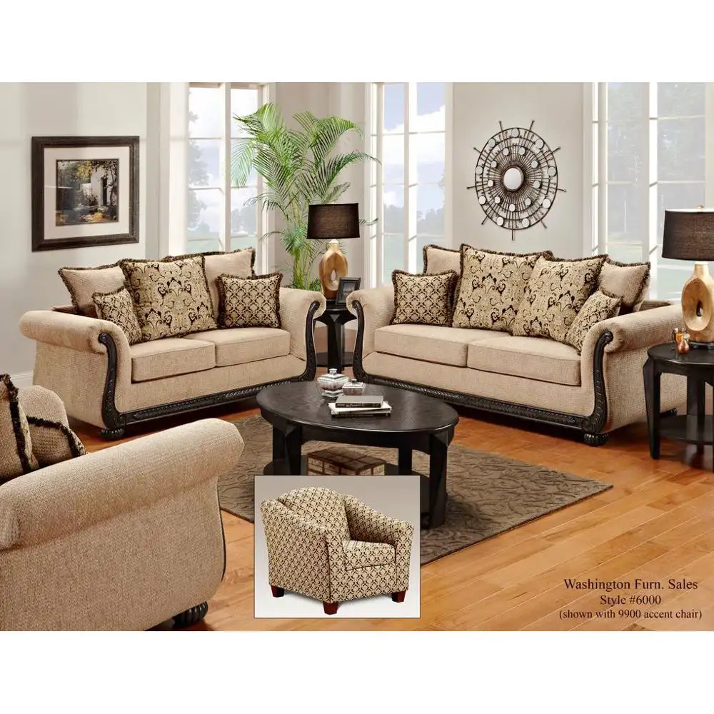 Großhandel moderne Wohnzimmer Haus Möbel Halbmond Leder Couch Sofa Set Design Möbel