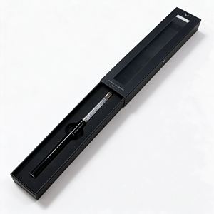 Luxury Pen <b>Box</b> Wholesale Custom LOGO Printed <b>Empty</b> Sliding Rigid <b>Gift</b> <b>Box</b> With Clean Display Window <b>For</b> Pen Packaging - Product Image 3