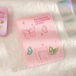 Dibujos animados estilo coreano 4 rejilla felpa Kpop Photocard titular A5 carpetas lindo conejo gato perro 10 páginas tarjeta libro Niños Niñas colección - Product Image 6