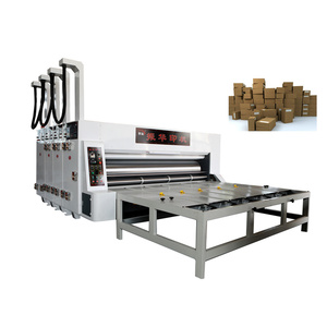 Zh YSF-C bán tự động chuỗi thức ăn flexo máy in slotter chết cắt một cú nhấp chuột để điều chỉnh cho Pizza hộp rau trường hợp - Product Image 1