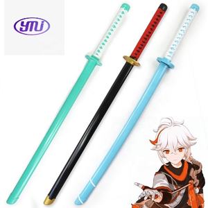 100CM Kaedehara <span class=keywords><strong>Kazuha</strong></span> ABS Inazuma Anime espada de madera <span class=keywords><strong>Cosplay</strong></span> Prop envolviendo relámpago - Product Image 1