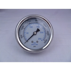 Analog Pressure <b>Gauge</b> 0-400 Bar High Pressure Cleaning Machine Accessory Universal Shock Resistant - Product Image 1