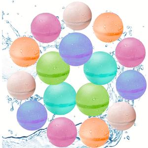 2025 nuevo verano <span class=keywords><strong>piscina</strong></span> juguete fiesta agua bola Polo bombas Fácil llenado rápido autosellado silicona reutilizable Globos de agua - Product Image 3