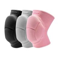 Genouillères de volley-ball en nylon avec éponge épaisse respirante, protection professionnelle pour le yoga, la pole dance, le travail et la danse