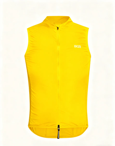 Chaleco de Ciclismo Personalizable sin Mangas, Cortavientos, Cuello Alto, Repelente al Agua, Ajuste Ceñido, Dobladillo Curvo - Product Image 1