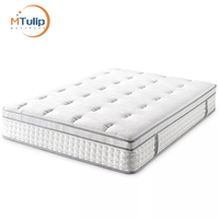 Matelas orthopédique double en latex matelas queen size matelas ferme en mousse à mémoire de forme micro matelas à ressorts ensachés