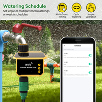 Système d'irrigation automatique intelligent solaire Wi-Fi en gros avec contrôle à distance par application et capteur de pluie pour jardin et pelouse