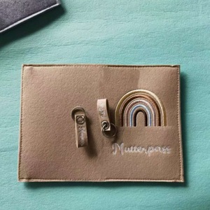 Funda para Mutterpass, Funda para Documentos Maternales, Funda de Fieltro para Pasaporte de Madre e Hijo, Funda para Mutterpass - Product Image 4