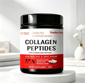 Péptidos de Colágeno Hidrolizado de Animales Alimentados con Pasto y Criados en Pastoreo – Sabor Fresa, Apoyo para Cabello, Piel, Uñas y Articulaciones, 250g Dietar - Product Image 3