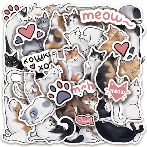 50 pièces mignon japonais fille Anime NANAS Graffiti autocollants pour bouteille <span class=keywords><strong>livre</strong></span> décor vinyle mode femmes autocollant - Product Image 4
