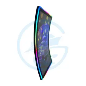 24/32/43/75 inch curved capacitive acrylic full LED touch screen monitor interactive