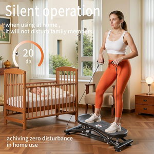Planche d'exercice <span class=keywords><strong>cardio</strong></span> RS pour la taille, mini-entraîneur de fitness portable avec écran LCD, machine de ski d'équilibre corporel complet pour la maison et la salle de sport - Product Image 3