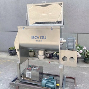 Công nghiệp ngang máy 1000L <span class=keywords><strong>Ribbon</strong></span> Powder <span class=keywords><strong>Mixer</strong></span> với xoắn ốc máy xay sinh tố trộn - Product Image 2