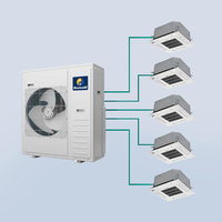 36HP 28ton High Eer Économie d'énergie Climatisation Vrf Système Climatiseur Maison Multi Split Climatiseurs centraux