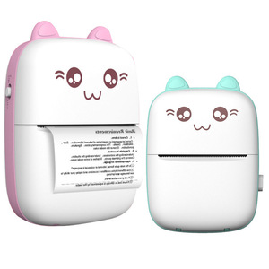 Impresora térmica móvil de etiquetas portátil, Impresora inalámbrica de fotos estacionaria para oficina escolar, Mini impresora térmica de bolsillo - Product Image 2