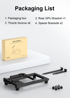 Penyangga GPU Vertikal ULT-unite 1 Set Braket Penahan Kartu Grafis