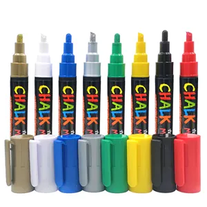 Flysea Reversible Wholesale Dry-Erase and Wet-Erase Liquid Chalk Marker for LED Chalkboard