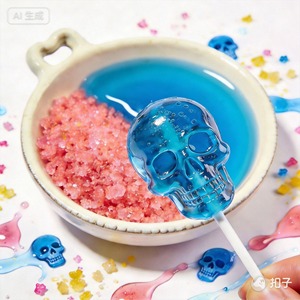 Sucettes amusantes d'Halloween, bonbons pétillants avec liquide, bonbons mélangés 3 en 1, bonbons spéciaux, bonbons à la sucette, vente chaude - Product Image 1