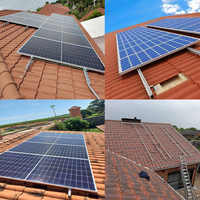 Kit de montage solaire sur toit en acier inoxydable et aluminium GTERGY GT-RL 02 - Crochet réglable pour tuiles - Durable 25 ans - Garantie 12 ans - Résistance au vent 130 mph