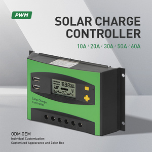 SolarSwift LCD 디스플레이 10A-60A 12V-24V USB 스마트 배터리 조절기 PWM 태양광 충전 컨트롤러 3120W - Product Image 2