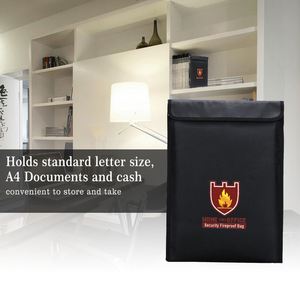 Office Supplies Fiberglass <b>A4</b> File <b>Folder</b> Waterproof Fireproof <b>Document</b> Bag - Product Image 6