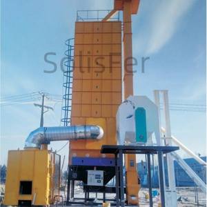 Sécheur de céréales de type batch, moteur de machine, haute productivité, sécheur en acier au carbone pour le séchage du riz étuvé, des graines, 15-100 tonnes/jour - Product Image 1