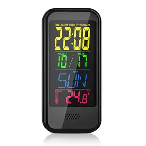 Wholesale Selling Digital Lcd Clock Temperature Display Digitale Klok Wekker Kalender Tijd En Alarm
