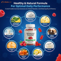 Gummies au magnésium OEM/ODM pour le soutien du calme, complexe de glycinate de magnésium pour la relaxation corporelle et le soulagement du stress