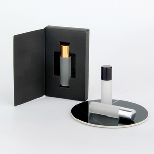 SUMEEAR botol rol es bentuk datar <span class=keywords><strong>5ml</strong></span> kotak hadiah botol <span class=keywords><strong>Roll</strong></span>-<span class=keywords><strong>on</strong></span> parfum kaca es dapat diisi ulang untuk pengujian sampel aroma - Product Image 5