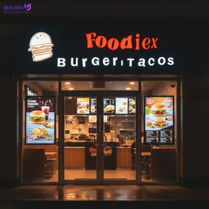 Letrero Luminoso LED 3D de Alta Luminosidad para Tienda de Pollo Frito, Estilo Retro Americano, Personalizado, Duradero, para <span class=keywords><strong>Bar</strong></span> - Product Image 2