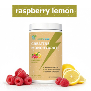 High Quality Creatine Monohydrate Powder Raspberry Lemon Flavor Improve Strength Muscle Recovery Pre <b>Post</b> Workout Powder Drink - Product Image 3