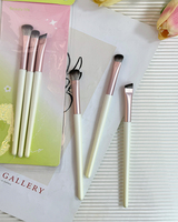 Ensemble de pinceaux de maquillage multifonctionnel pour femmes, 3 pièces, produits cosmétiques de bonne qualité, maquillage quotidien, portable, adapté aux voyages