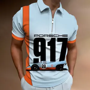 Sommer Herren Polo Shirt Digital 3D gedruckt benutzer definierte Kleidung Street Fashion Pullover Hochwertige schnell trocknende Herren Sportswear Top