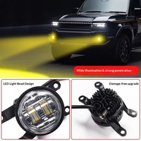 Accessoires de modification des feux antibrouillard avant YLD pour Prado LC250 24-25, nouveau pare-chocs avant LED doré, compatible