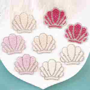 Autocollant thermocollant auto-adhésif, nouveaux strass, coquille de perle exquise, pour coque de téléphone, vêtements, bagages, chaussures, chaussettes - Product Image 1